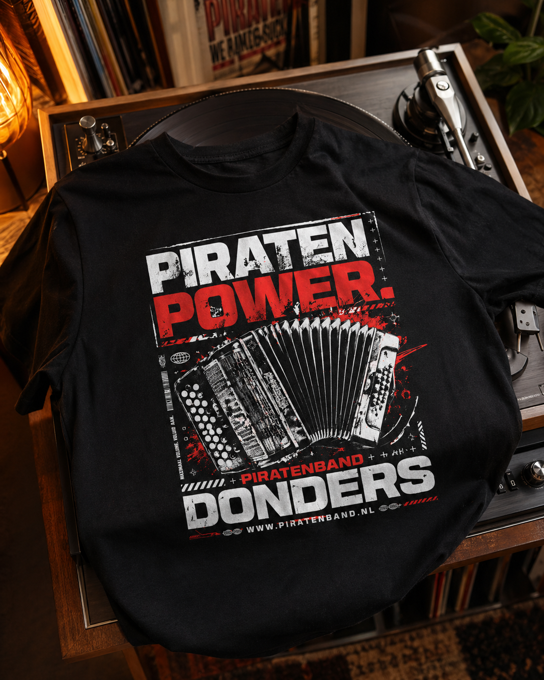 T-Shirt, Piratenpower