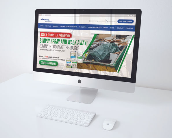Avmor's Dock & Dumpster Promotion Web Banner