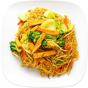 V7. Vegetarian Singapore Vermicelli with Tofu 豆腐蔬菜星洲米