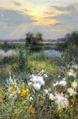 ,,Душистые травы,, х.м 60х40 2020г