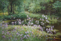 ,,Лесные цветы,, х.м 40х60 2012г.