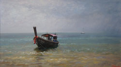 ,,Тайская лодочка,, х.м 40х70 2011г.