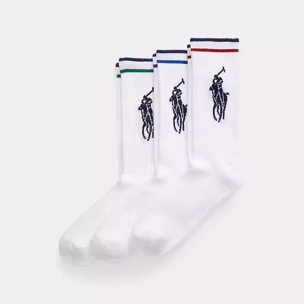 Lot de 3 chaussettes de sport Big Pony
