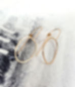 Thumbnail: Irregular Hoop Earring In Gold