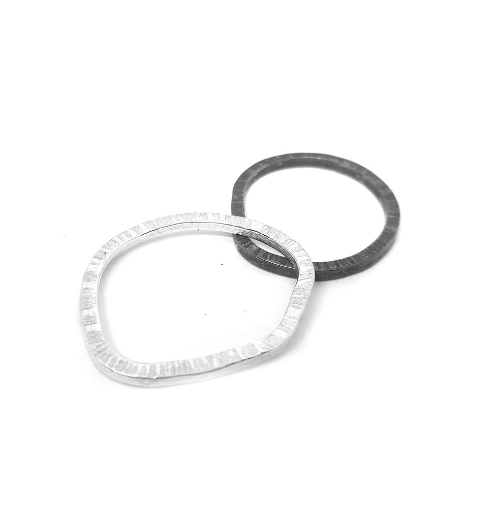 Thumbnail: Irregular Hoop Ring