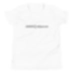 white short sleeve Tee with ADHD Adjacent text on front