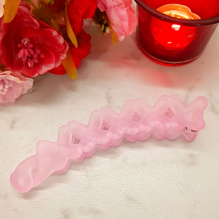 Thumbnail: Matte Pastel Zig-Zag Banana Hair Clips