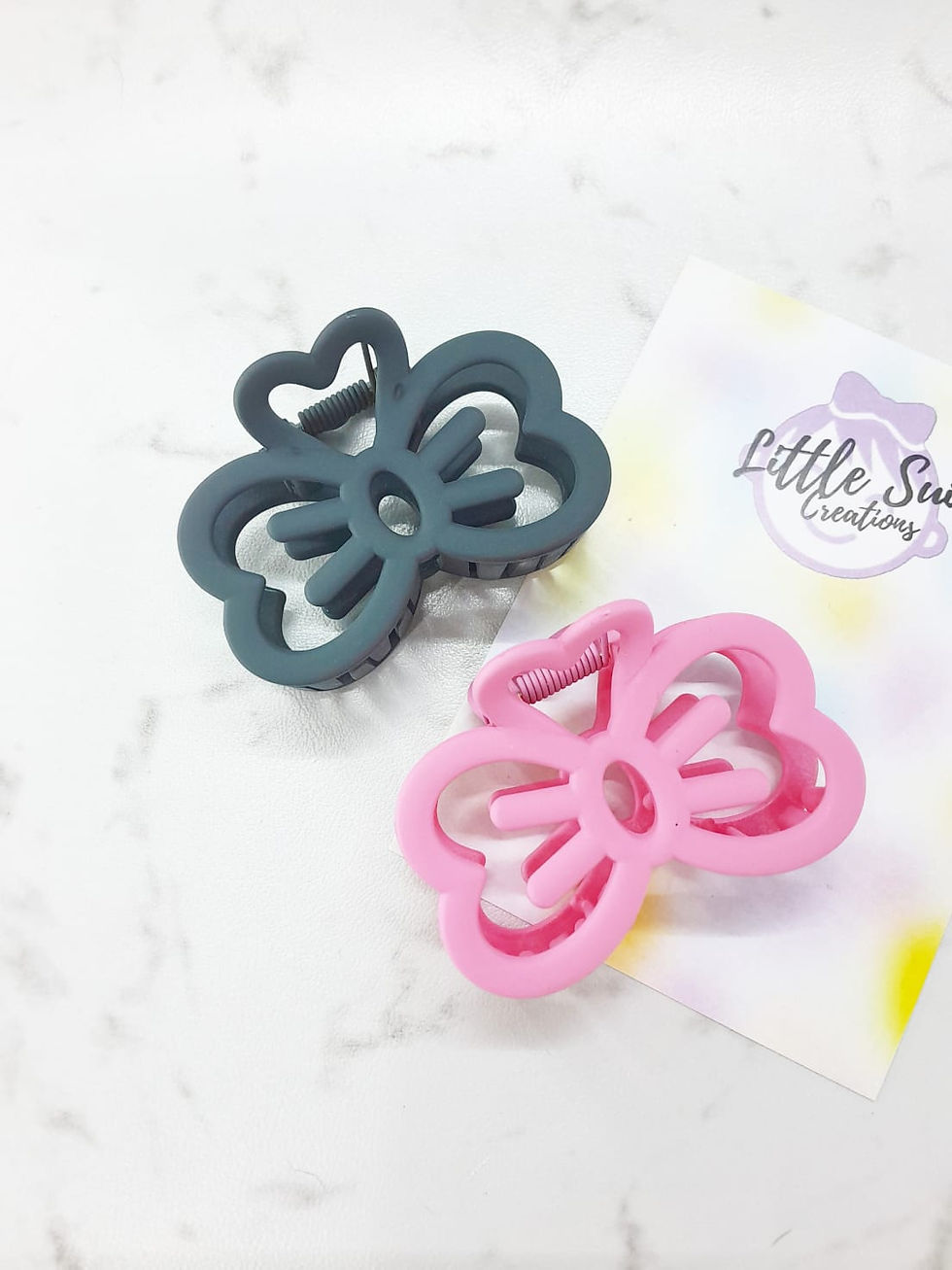 Thumbnail: Butterfly shape Claw Clip - Set of 2