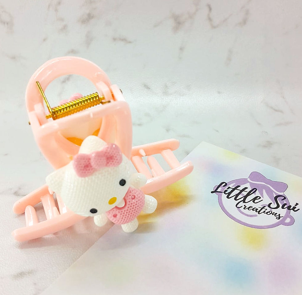 Thumbnail: 3D Textured Cartoon Character Hair Claw Clips
