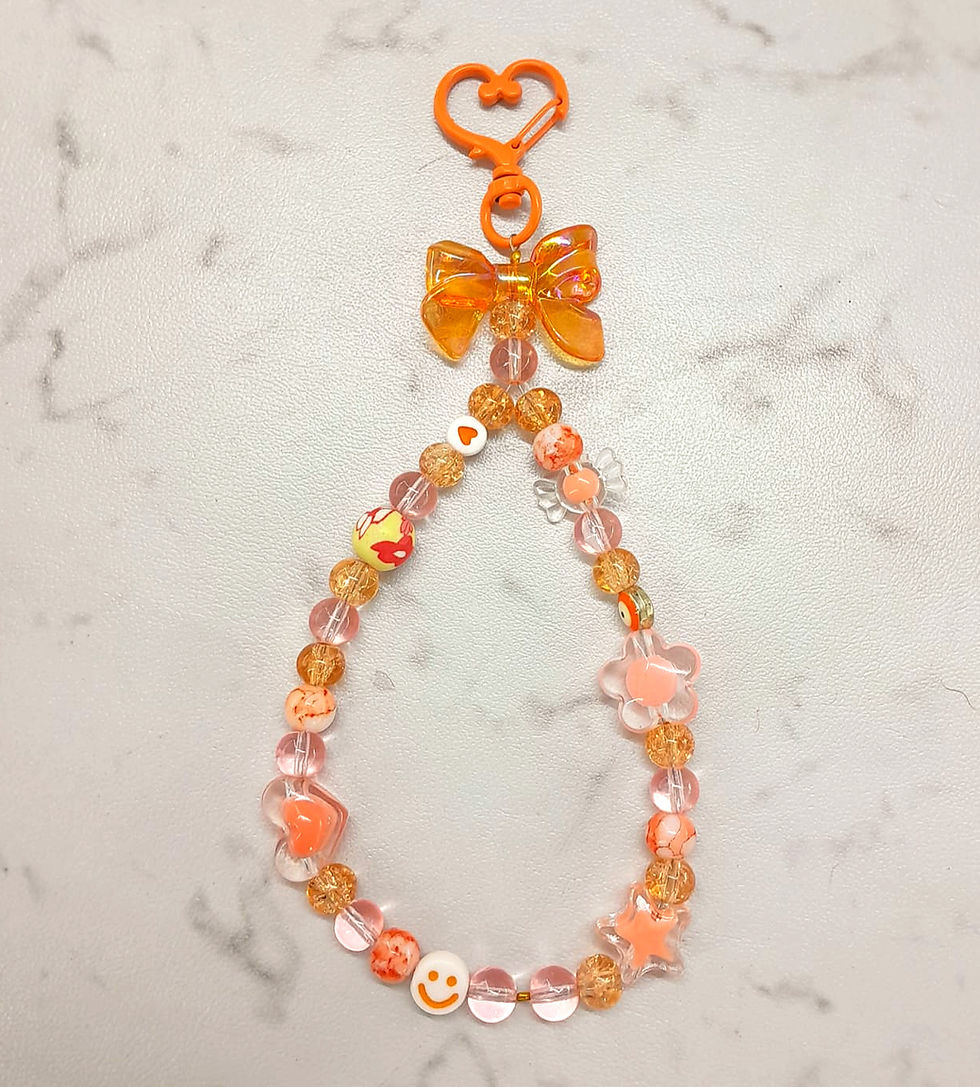 Thumbnail: Handmade Glow and Go Charm - Apple Clasp