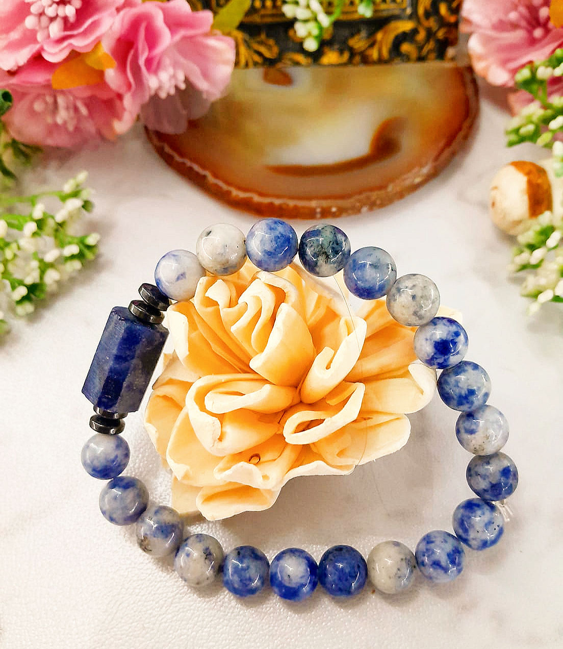 Sodalite Bracelet – Stone of Truth, Focus & Inner Strength