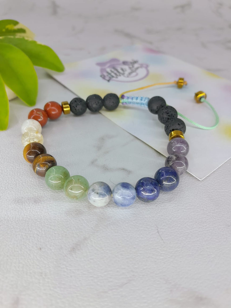 Thumbnail: Elegant Green Aventurine &amp; Hematite Bracelet – Stone of luck and gro