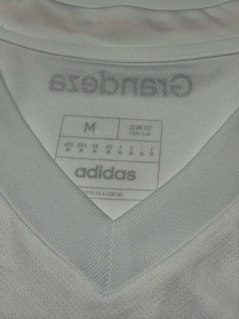 Miniaturbild: River Plate White Adidas Codere - Jersey Size M (Used, Second Hand)