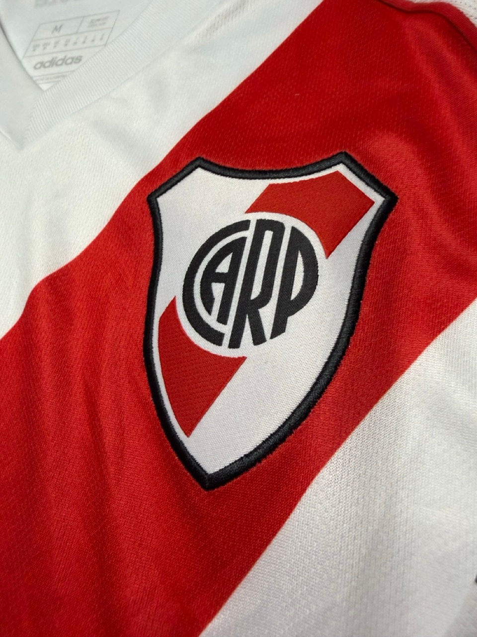Thumbnail: River Plate White Adidas Codere - Jersey Size M (Used, Second Hand)