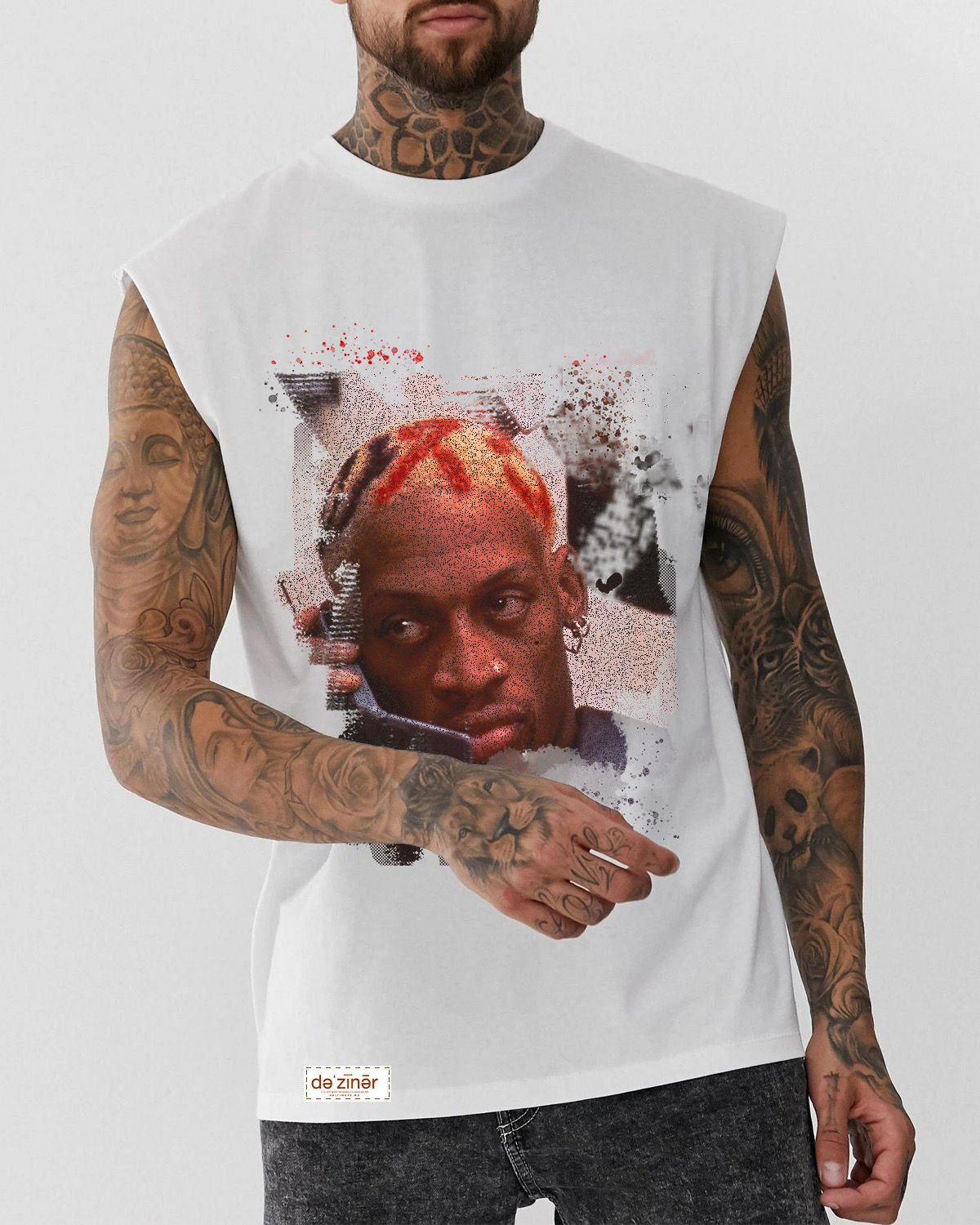 REBEL RODMAN MUSCLE TEE