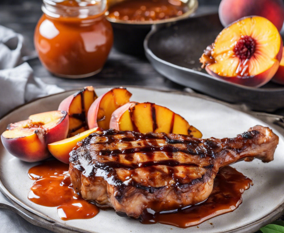 Thumbnail: Peach Reposado Tequila Artisanal BBQ Sauce - 12oz