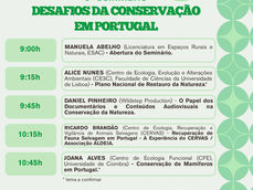 Participação da ResECO - 8º Seminário - Desafios da Conservação em Portugal