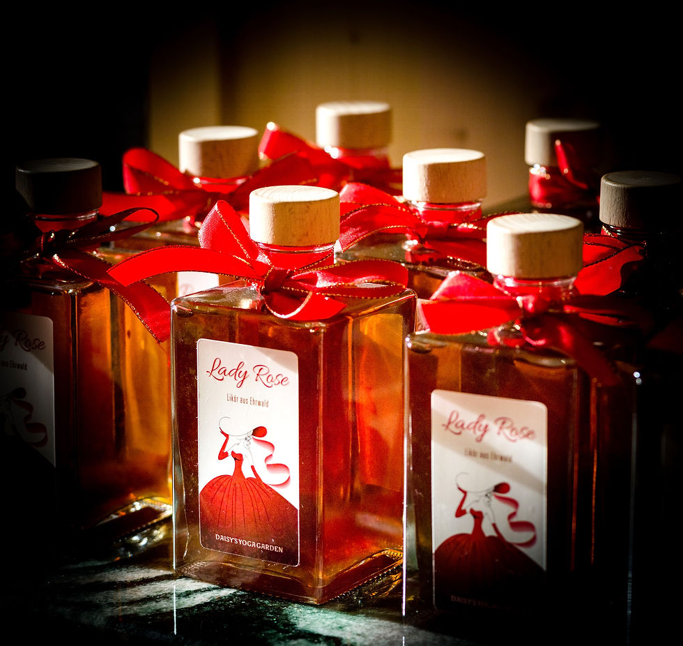 HEILLIKÖR Lady Rose 0,35 Ltr., 18 vol Daisys Yoga Garden