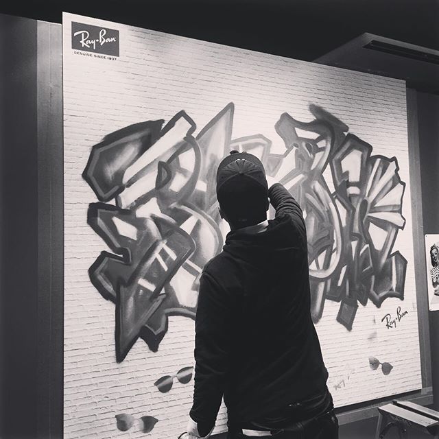 Ray-Banイベント__Paris MIKI 渋谷__#graffiti_#graffiart_#streetart_#montana94_#rayban_#shibuya_#numberd_#ar