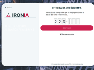 IronIA Multi-Factor authentication