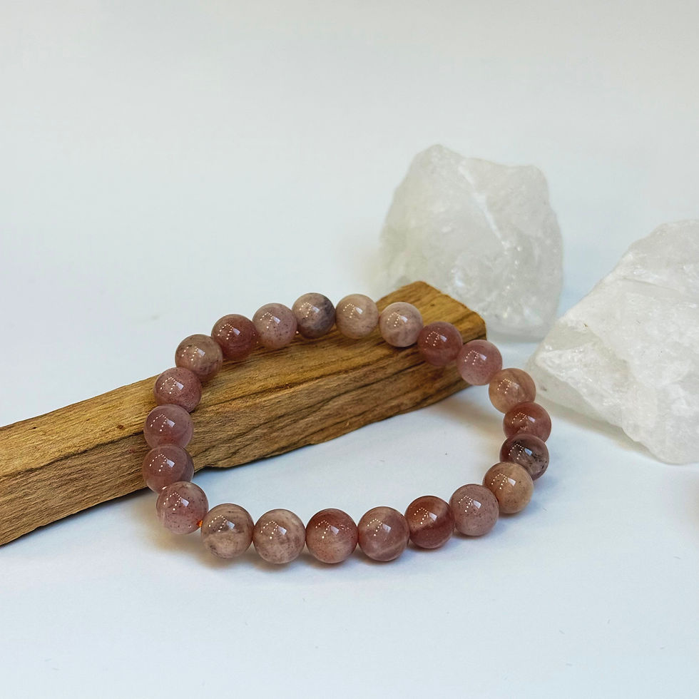 Miniaturbild: Pinker Mondstein Armband – Intuition & Weiblichkeit