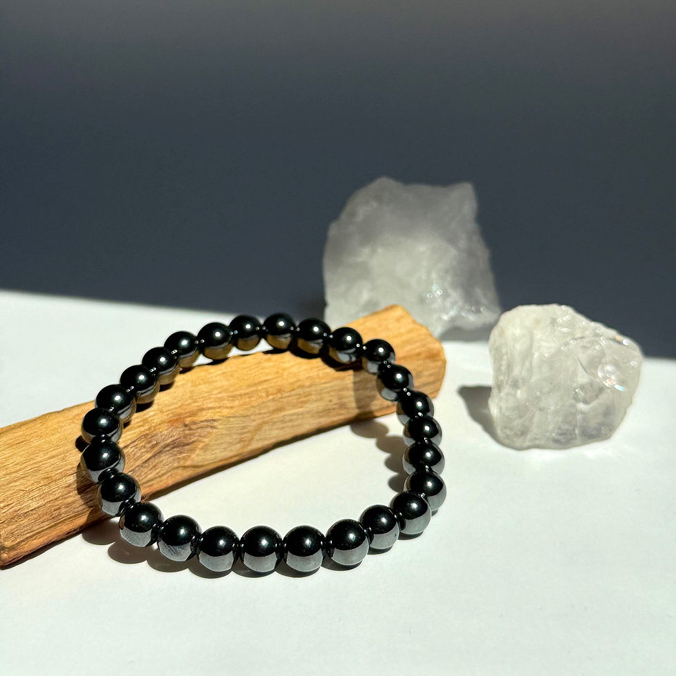 Miniaturbild: Hämatit Armband – Erdung & Stärke