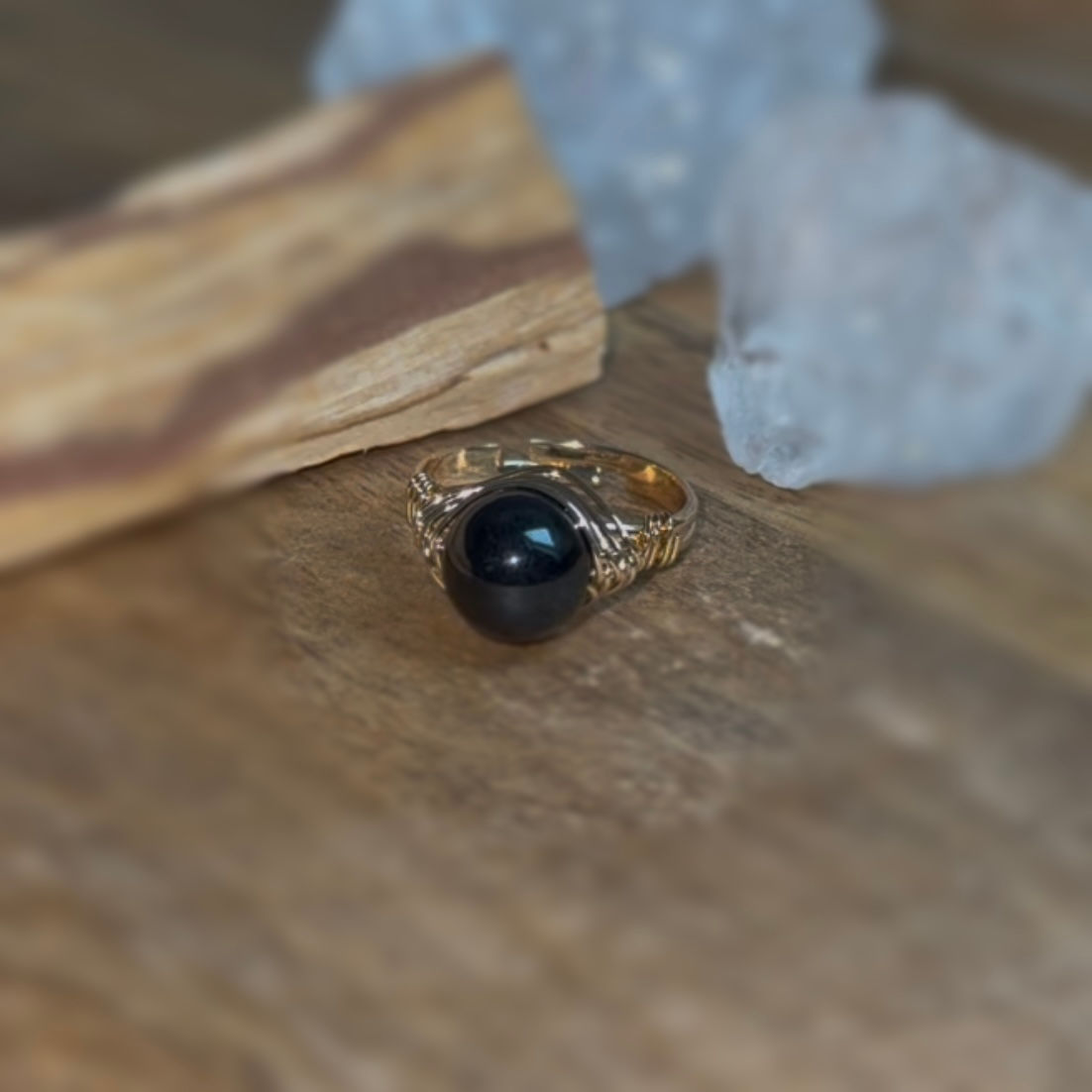 Obsidian Ring – Schutz & Klarheit