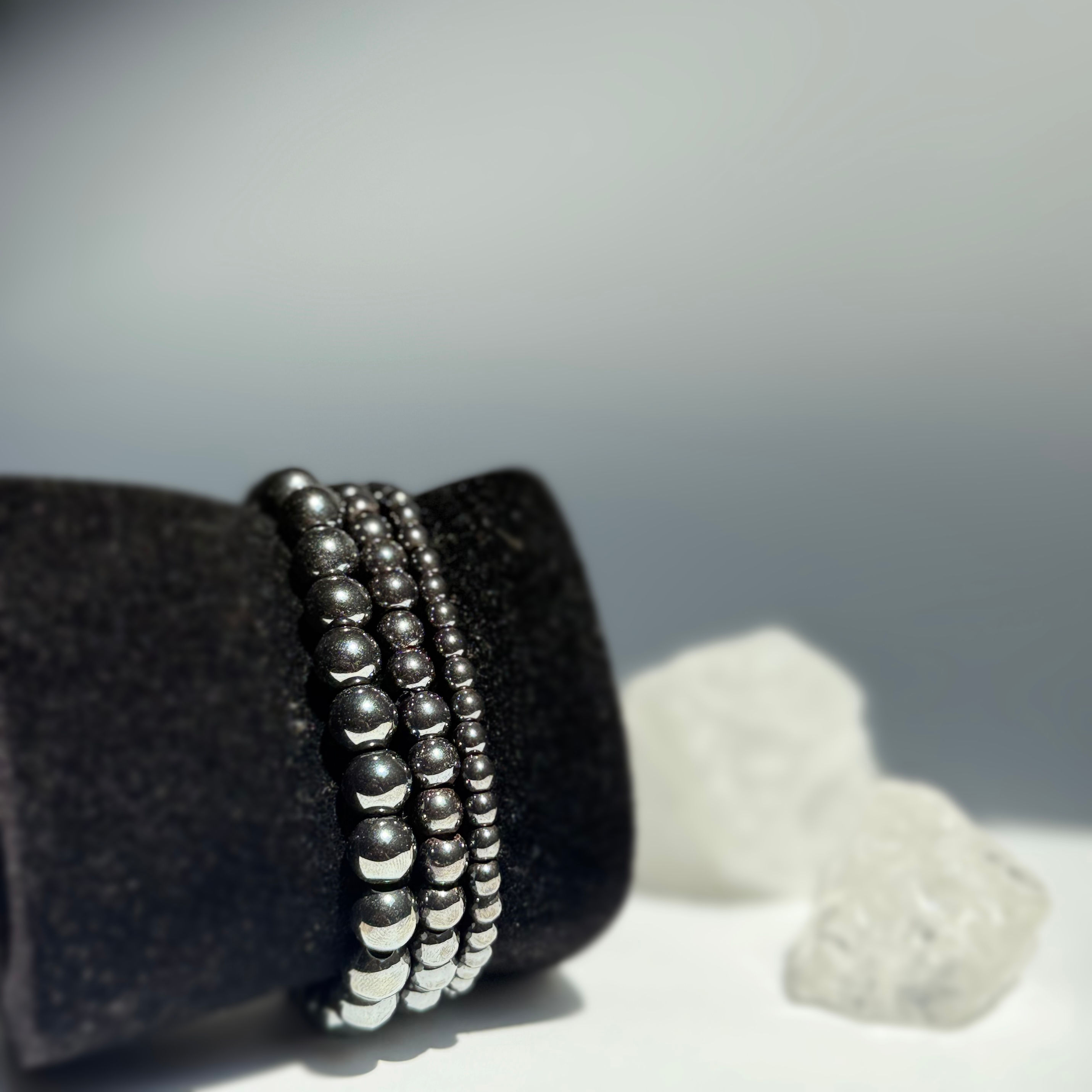 Hämatit Armband – Erdung & Stärke