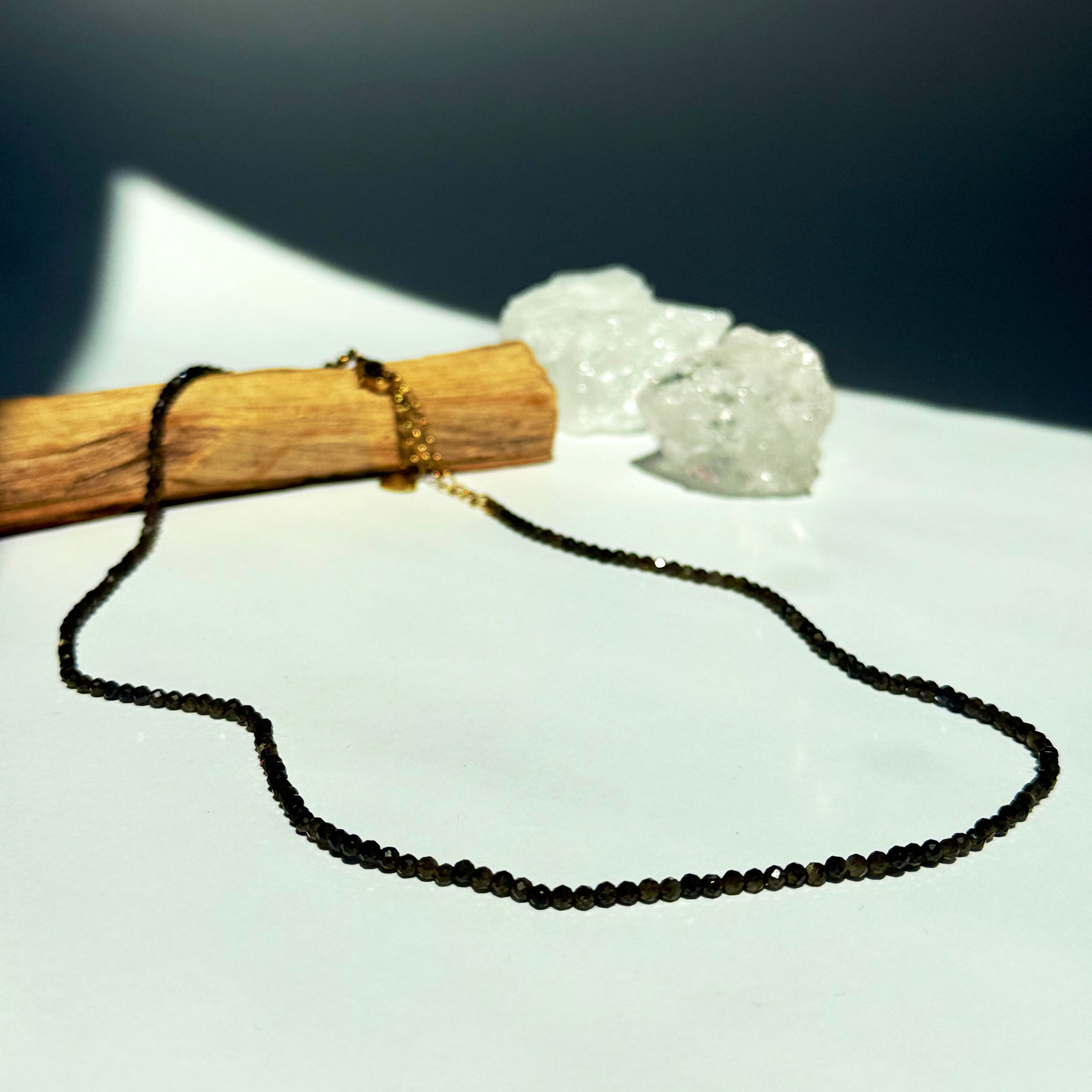 Goldobsidian-Halskette – Schutz & Selbsterkenntnis
