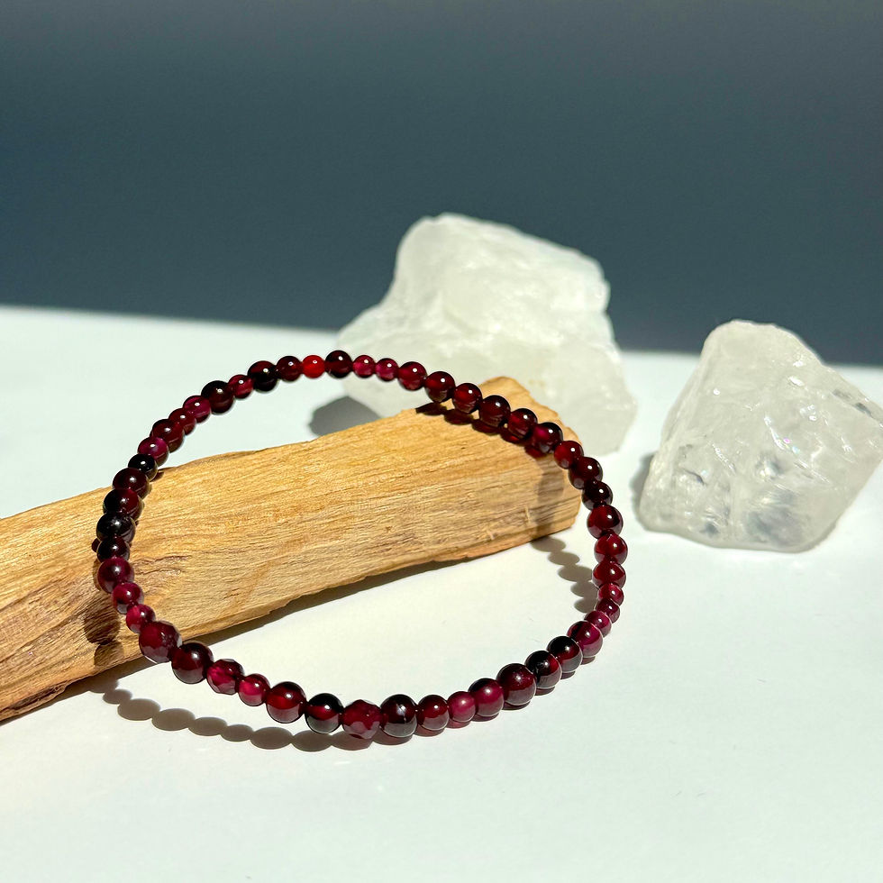 Miniaturbild: Granat Armband – Leidenschaft & Entschlossenheit