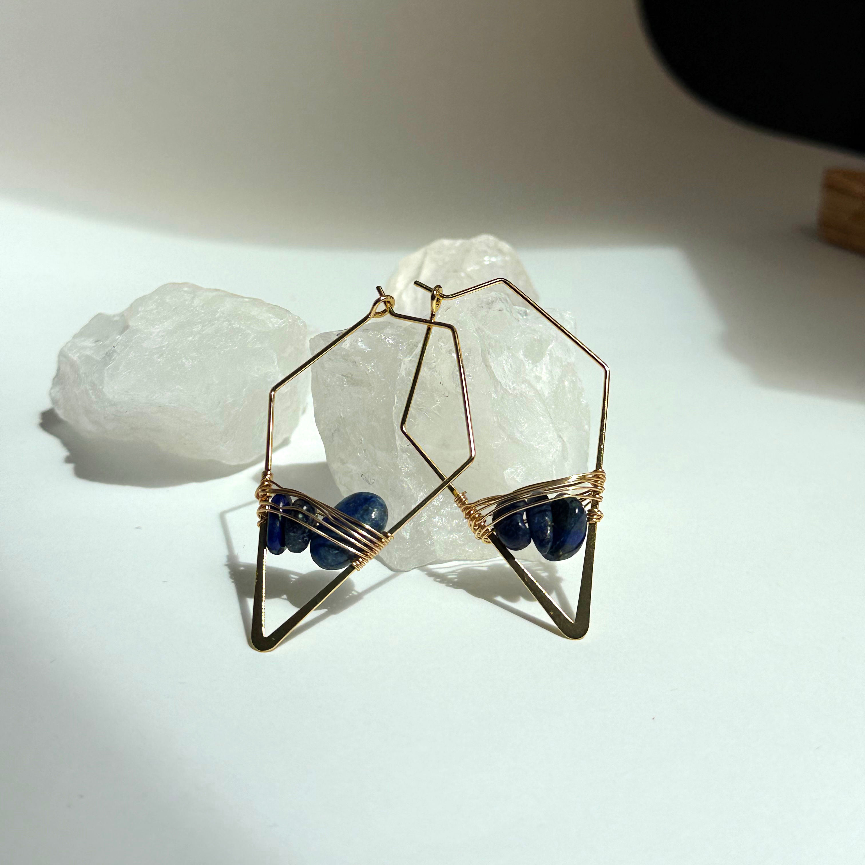 Lapislazuli Ohrringe – Selbstausdruck & Klarheit