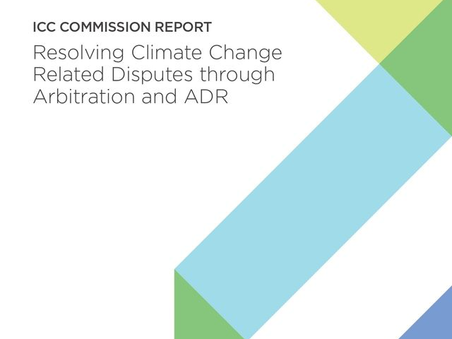Resolving Climate Change Related Disputes through Arbitration and ADR 中譯