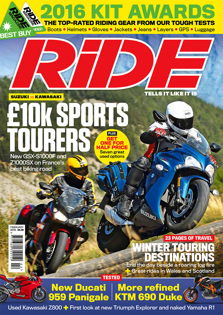 On the cover of RiDE – with Si Hargreaves