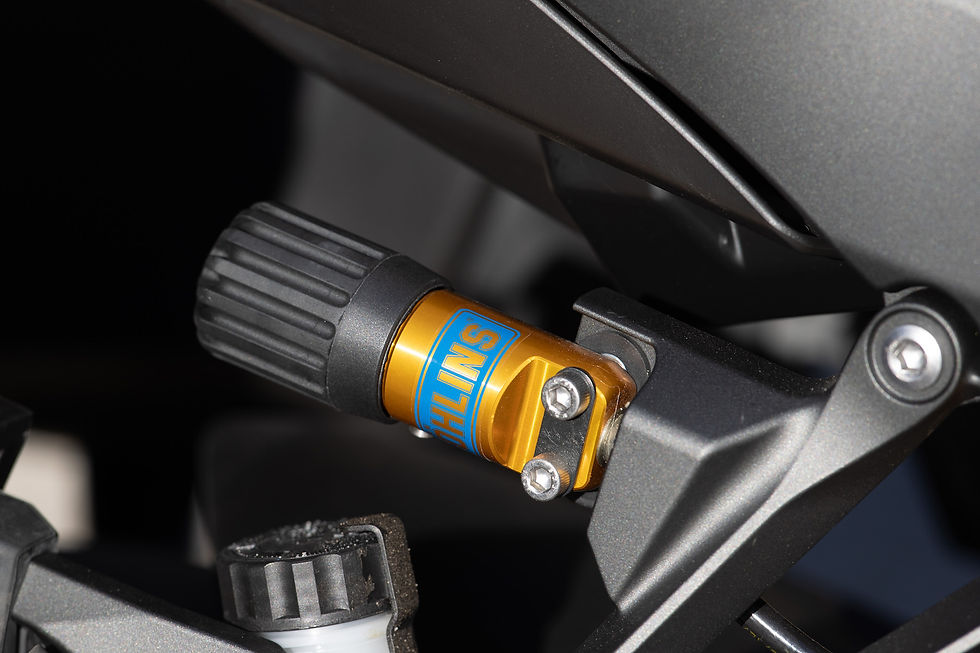 New Öhlins rear shock for the SE version