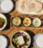 Meze board for a family style dining