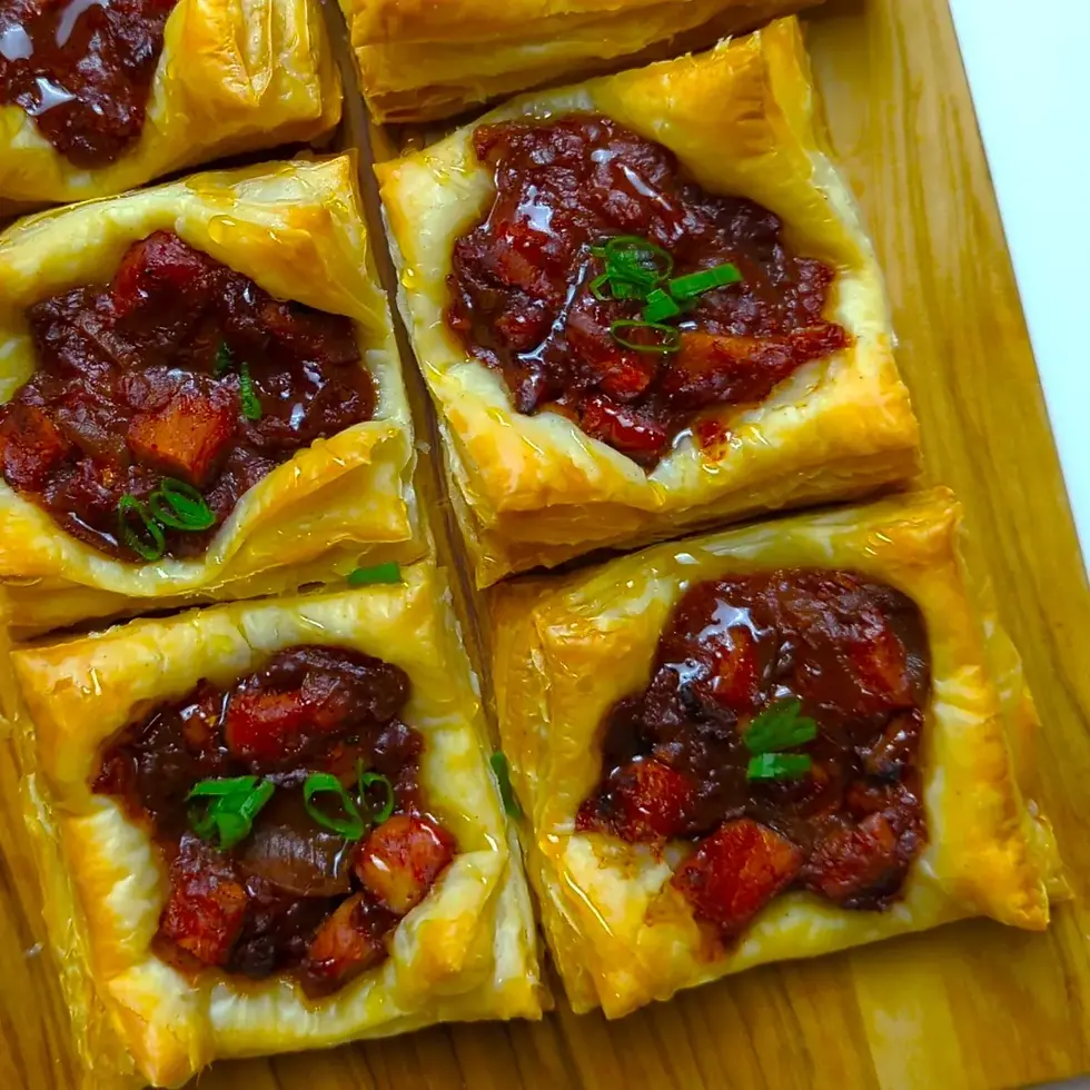 Feuilleté Char Siu - dessus