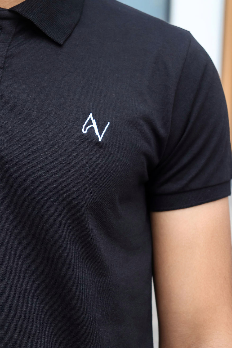 Thumbnail: Black T-Shirt Logo Design View By Ares Veils