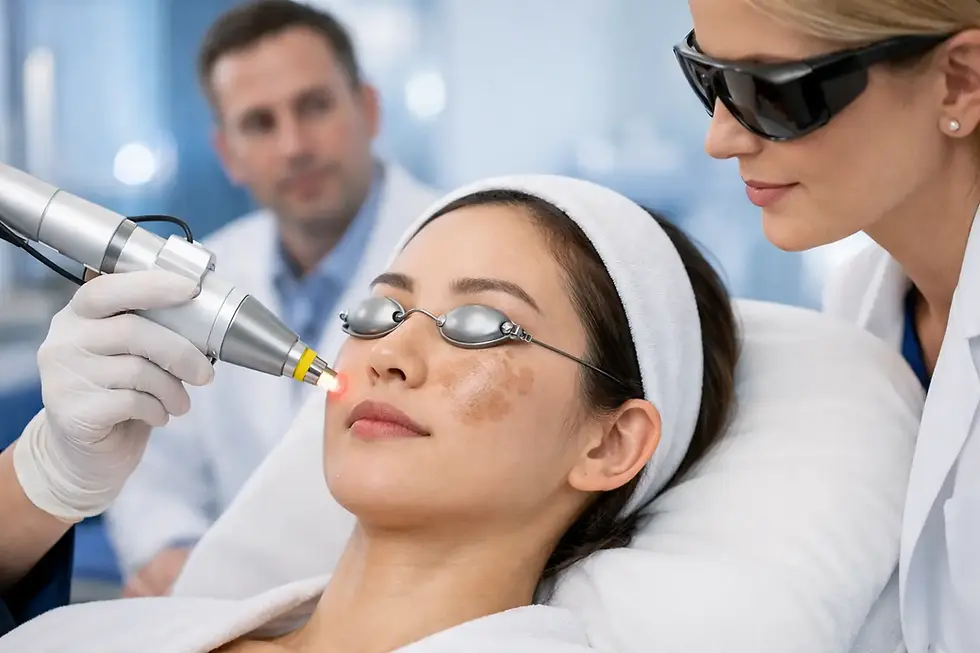 How Laser Targets Melasma Patches Safely