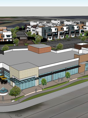 3d commercial buildings and residential buildings