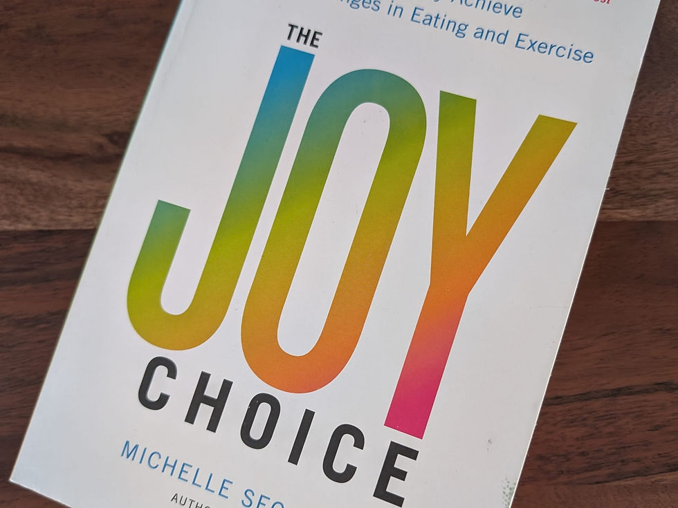 Front cover of "the joy choice" by Michelle Segar