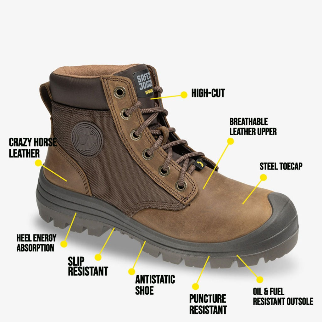 Brown Safety Jogger DAKAR EW S3