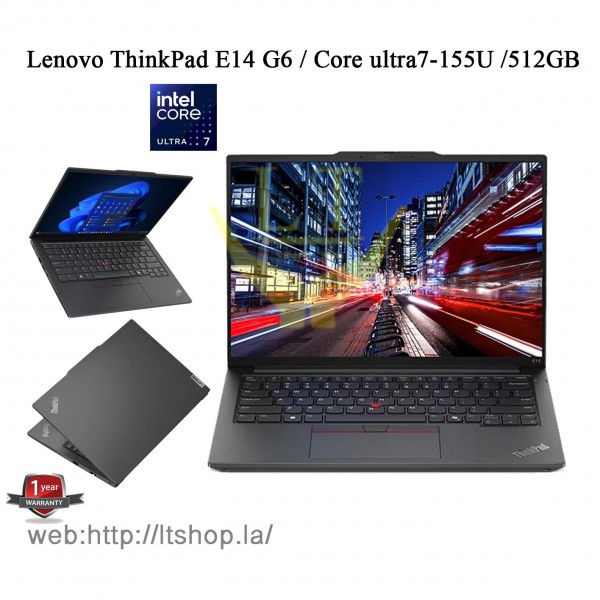 Intel Core Ultra7-155U / SSD 512GB / Ram 16GB DDR5 / 14" FHD IPS / WiFi 6