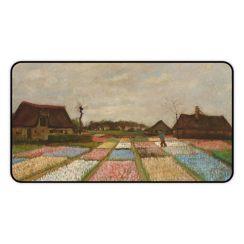 Thumbnail: Vincent Van Gogh Inspired Desk Mat, Art for Office, Colorful Mouse Pad for Work