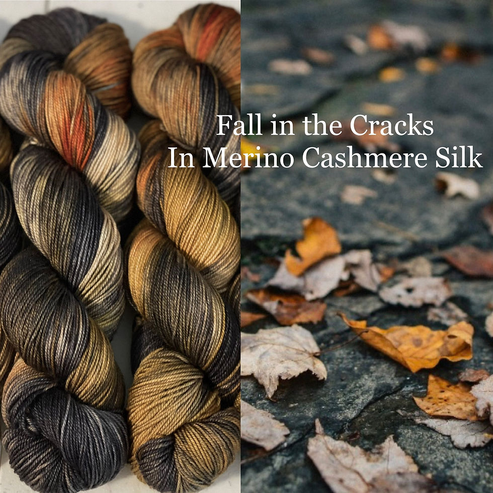 Thumbnail: “Fall In The Cracks” Fingering/ DK/Worsted Yarn