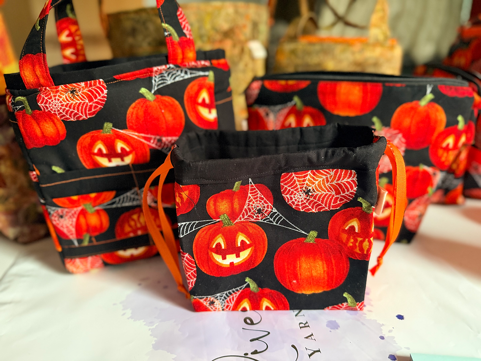 Thumbnail: Project Bags Pumpkin w/Cobweb
