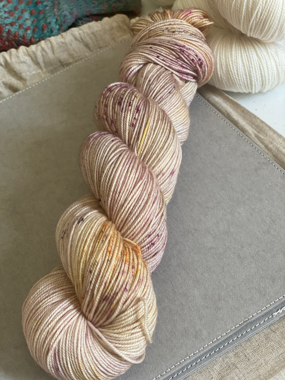 Thumbnail: “Speckled Mushroom” Fingering/ DK/Worsted Yarn