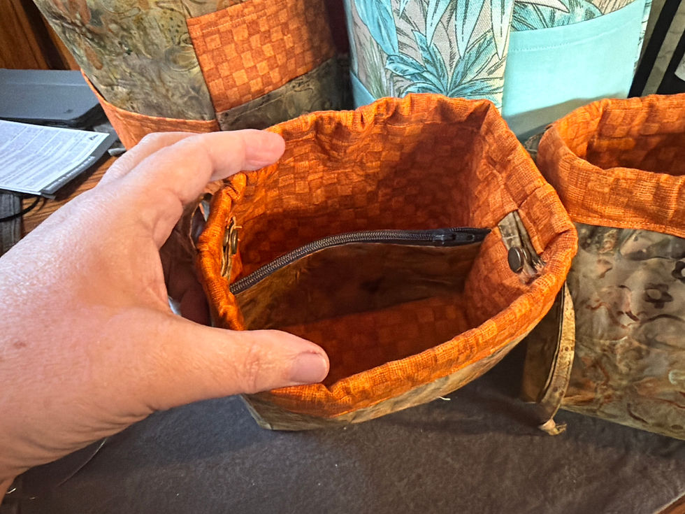 Thumbnail: Autumn Flowers Project Bags