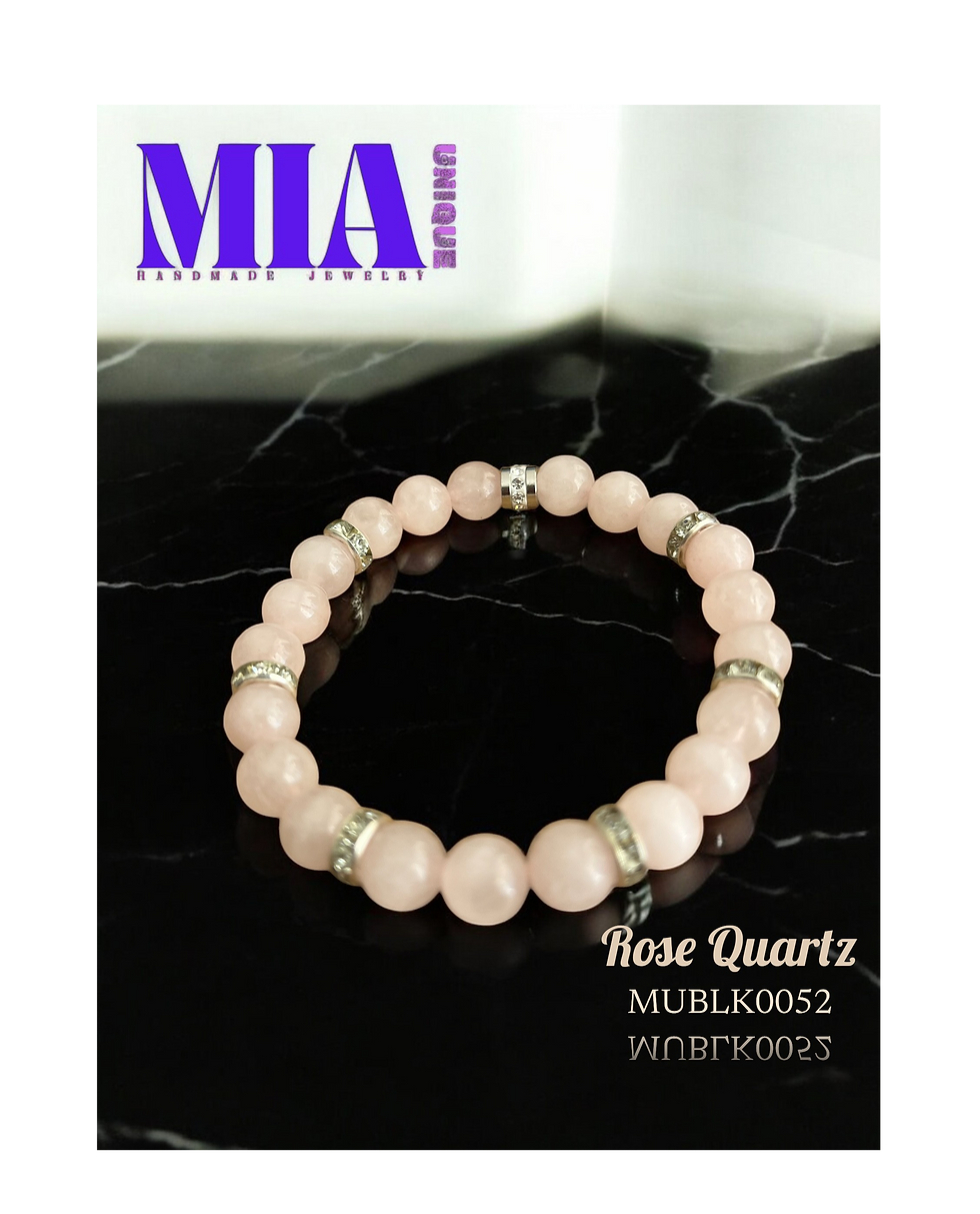 Rose Kuvars Bileklik