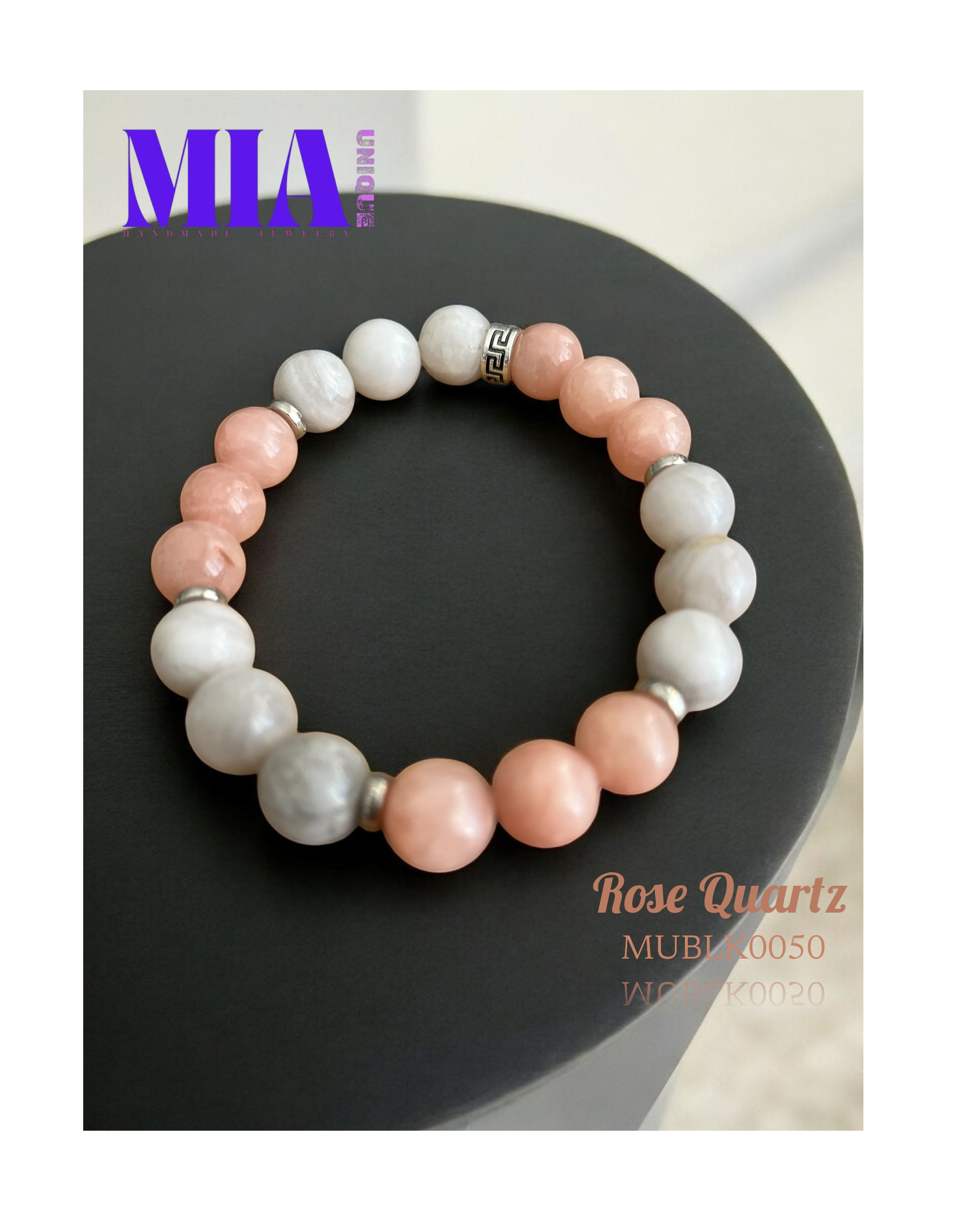 Rose Kuvars Bileklik