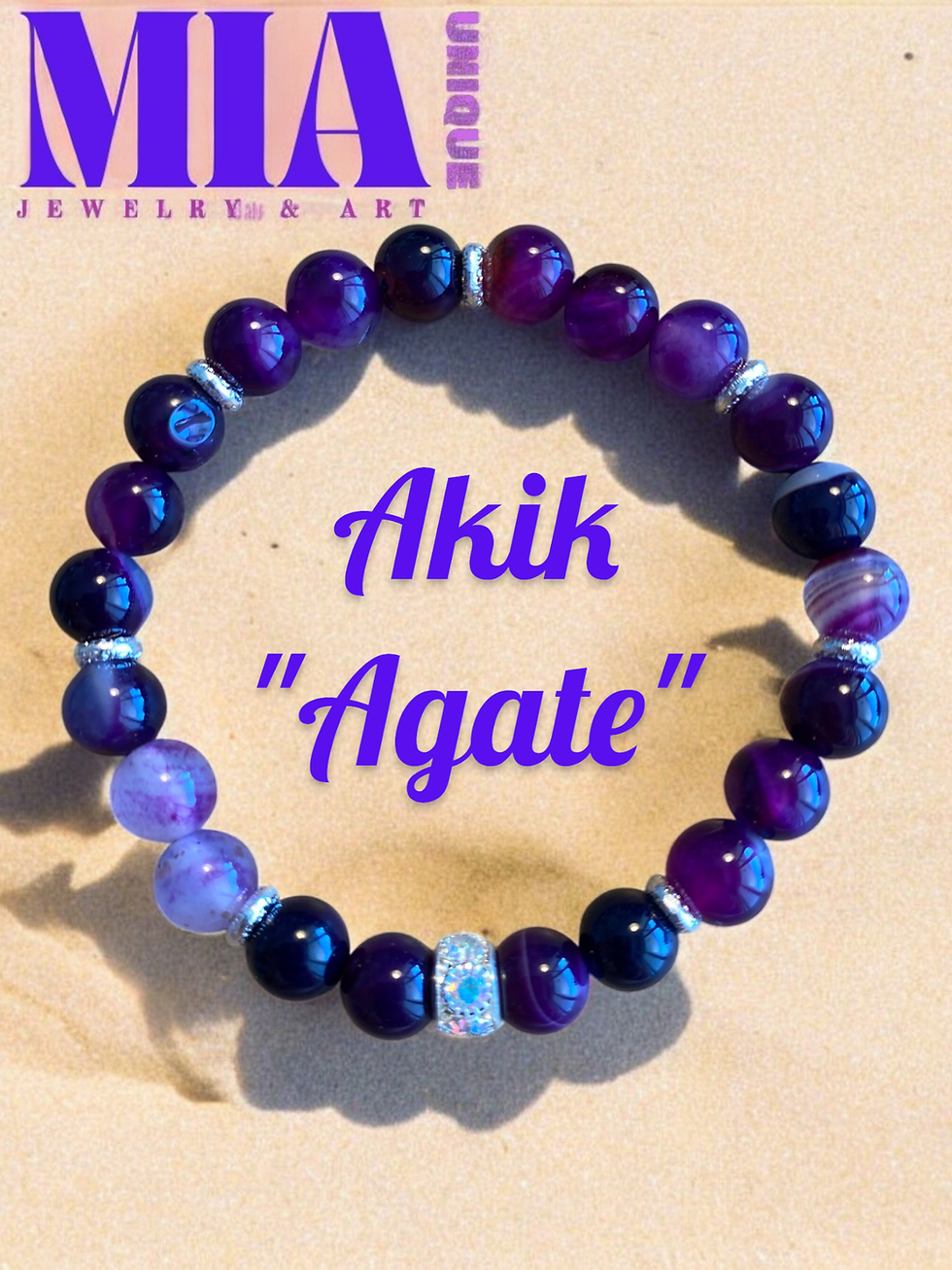 Akik "Agate" Bileklik